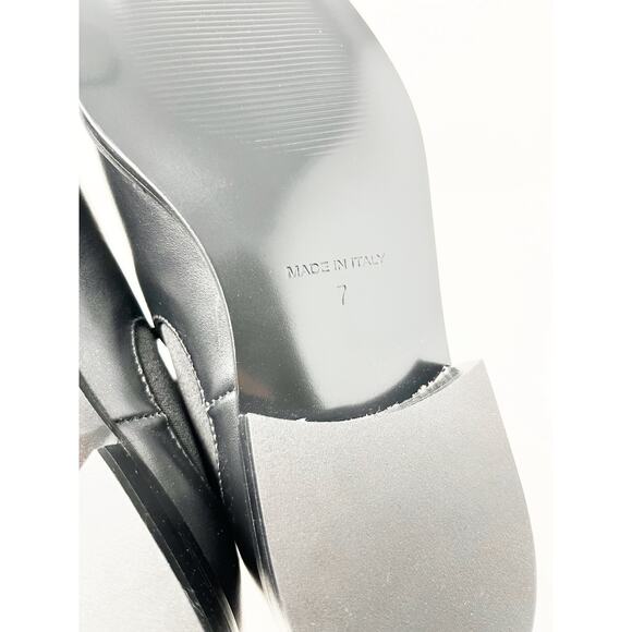 EVERLANE Italian Leather Square Toe Chelsea Boots Black SZ 7 READ - Picture 8 of 16